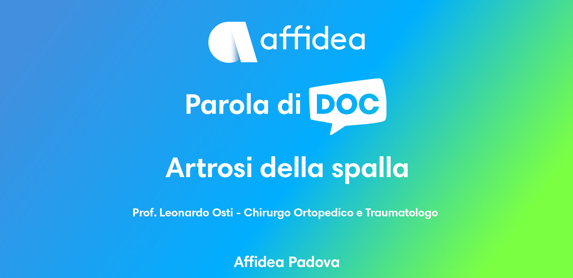 Artrosi della spalla