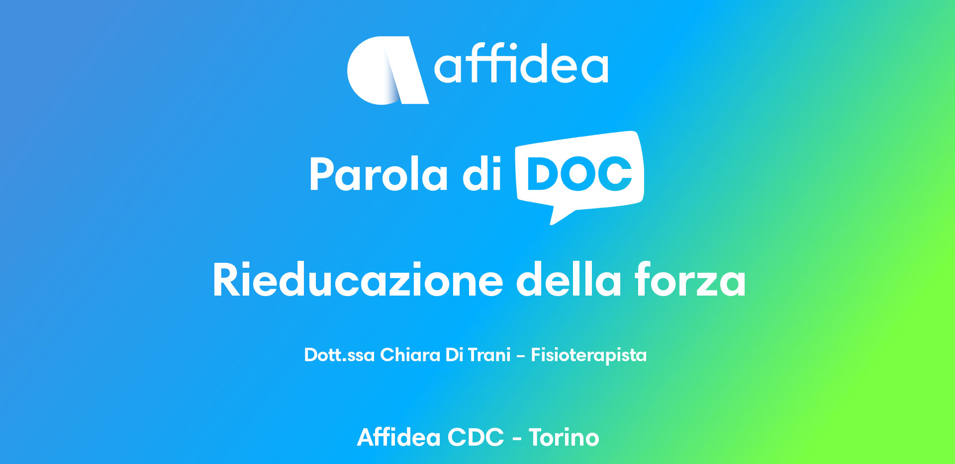 Rieducazione della forza